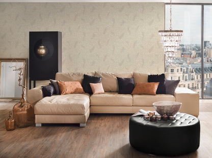 Versace Home Vogeltapete Silber 370535 Luxus Vlies Designertapete Tapete Design