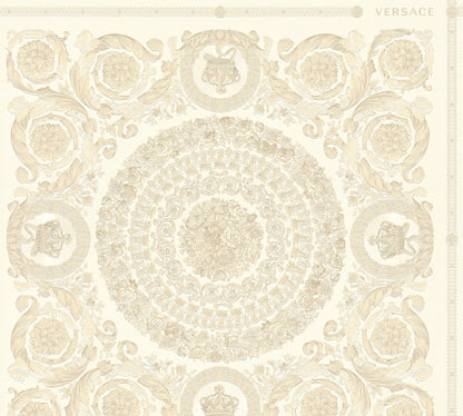 Versace Home Barocktapete Beige 370551 Luxus Vlies Designertapete Tapete Design