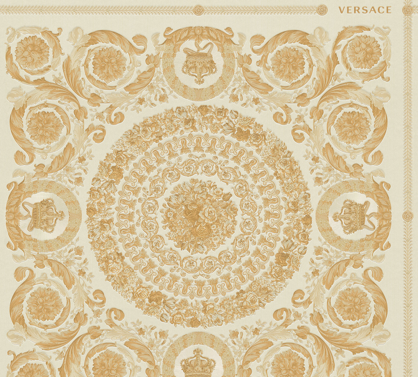 Versace Home Barocktapete Gold 370552 Luxus Vlies Designertapete Tapete Design