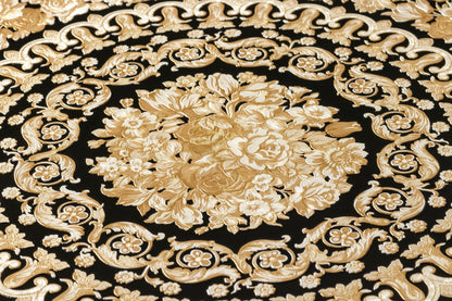 Versace Home Barock Tapete Schwarz 370553 Luxus Vlies Designertapete Design