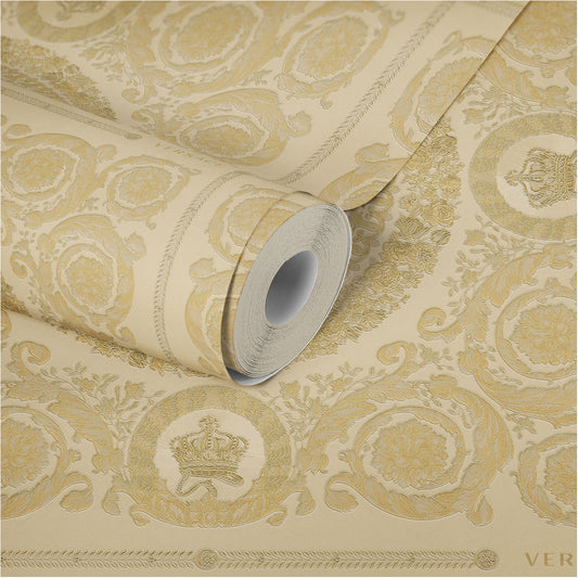 Versace Home Barocktapete Gold 370554 Luxus Vlies Designertapete Tapete Design