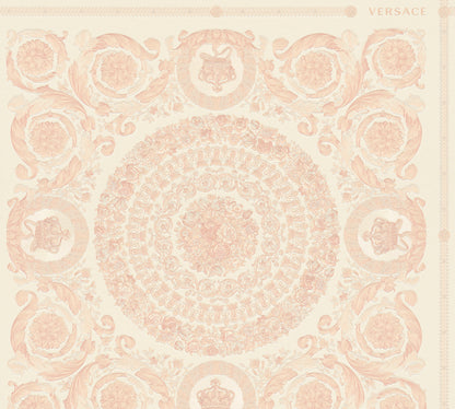 Versace Home Barocktapete Rosa 370556 Luxus Vlies Designertapete Tapete Design