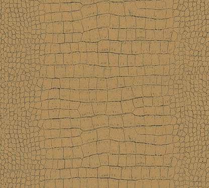 A.S. Création Tapete mit Tieren Gold Vliestapete 371010 Wandtapete Tapete