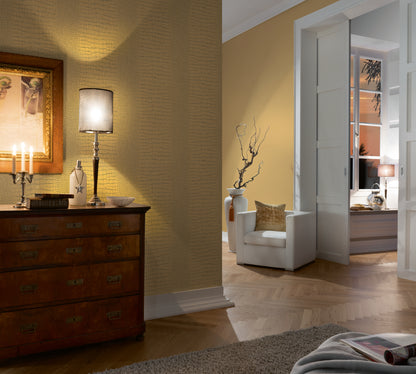 A.S. Création Tapete mit Tieren Gold Vliestapete 371010 Wandtapete Tapete