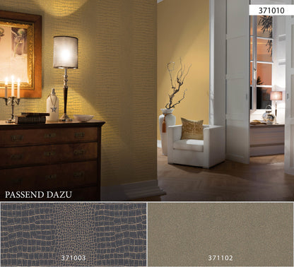 A.S. Création Tapete mit Tieren Gold Vliestapete 371010 Wandtapete Tapete