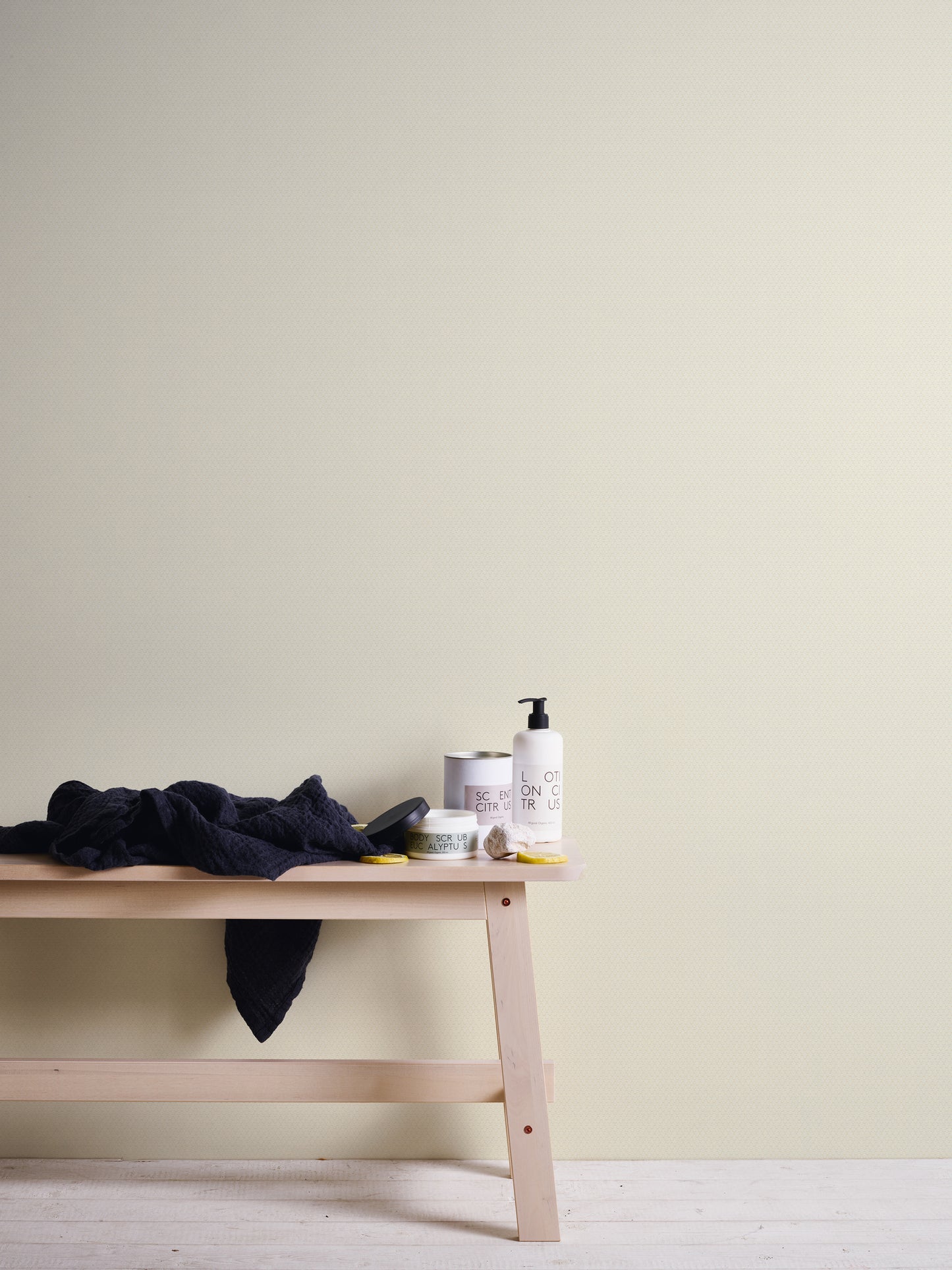 A.S. Création Unitapete Creme Vliestapete 371211 Wandtapete Tapete