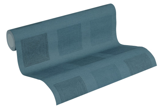 Geometrische Tapete Blau Vliestapete 371721 Wandtapete A.S. Création Tapete