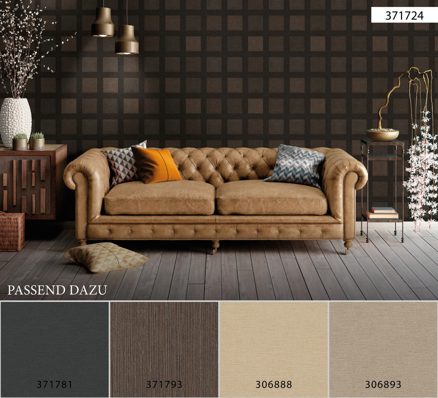 Geometrische Tapete Schwarz Vliestapete 371724 Wandtapete A.S. Création Tapete