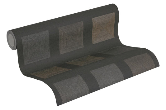 Geometrische Tapete Schwarz Vliestapete 371724 Wandtapete A.S. Création Tapete