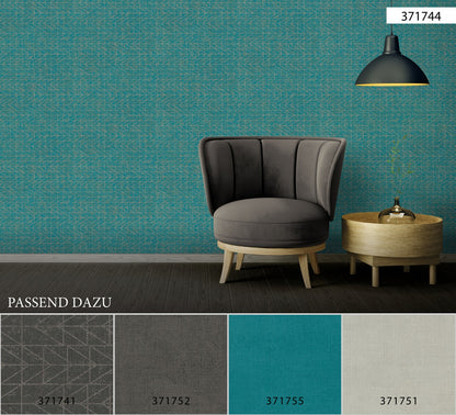 Geometrische Tapete Blau Vliestapete 371744 Wandtapete A.S. Création Tapete