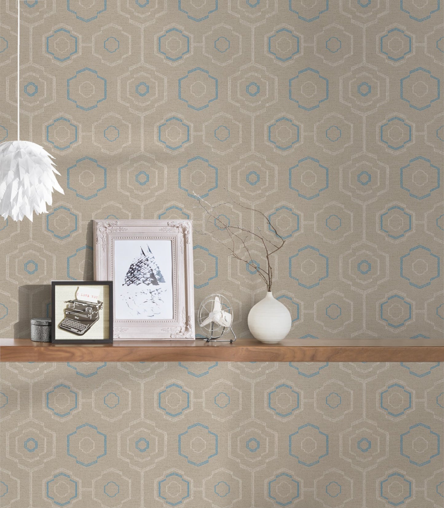 Geometrische Tapete Beige Vliestapete 371771 Wandtapete A.S. Création Tapete