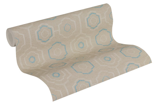 Geometrische Tapete Beige Vliestapete 371771 Wandtapete A.S. Création Tapete