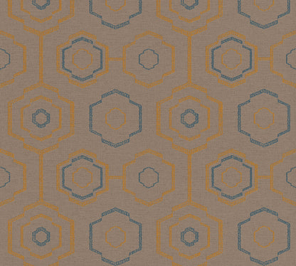 Geometrische Tapete Orange Vliestapete 371773 Wandtapete A.S. Création Tapete