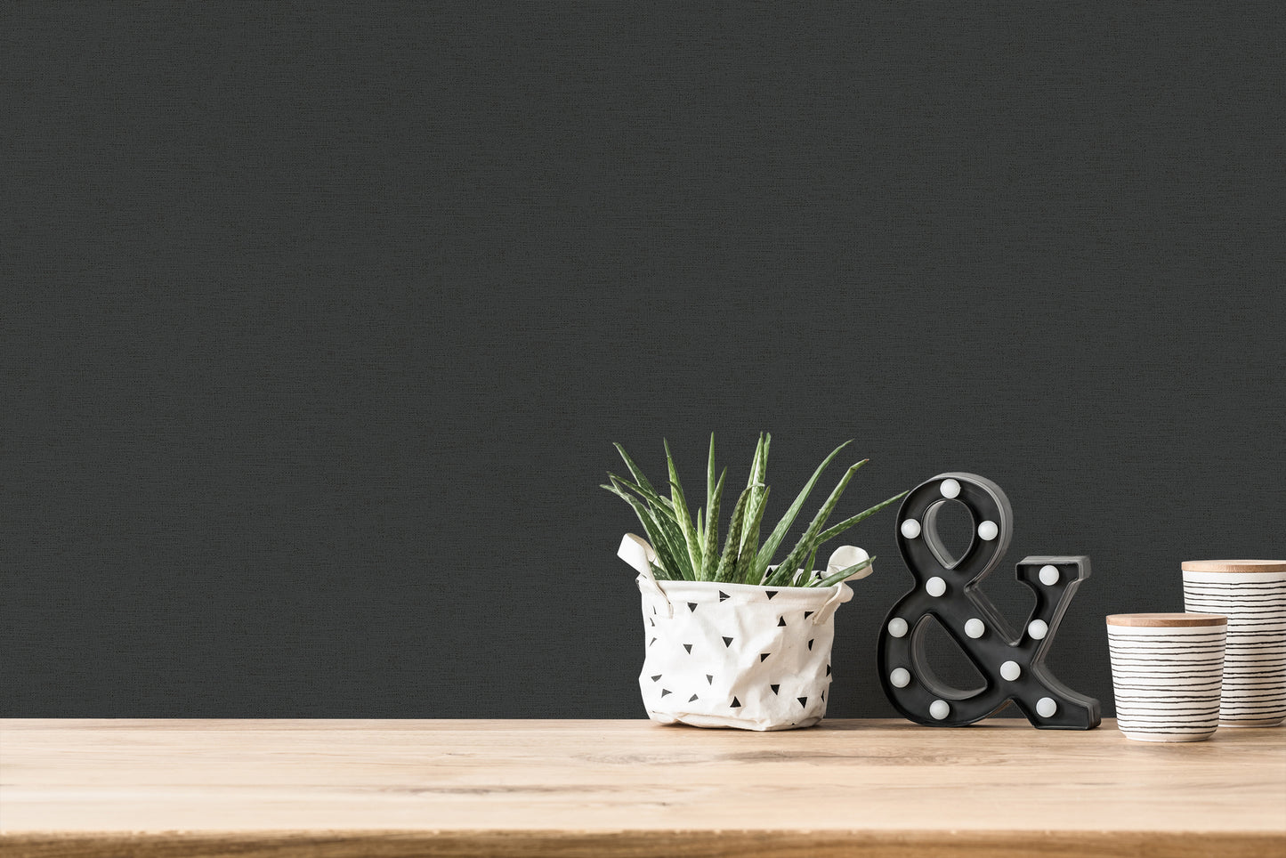 A.S. Création Tapete Antigua 371781 Schwarz Vlies Wandtapete Unitapete matt