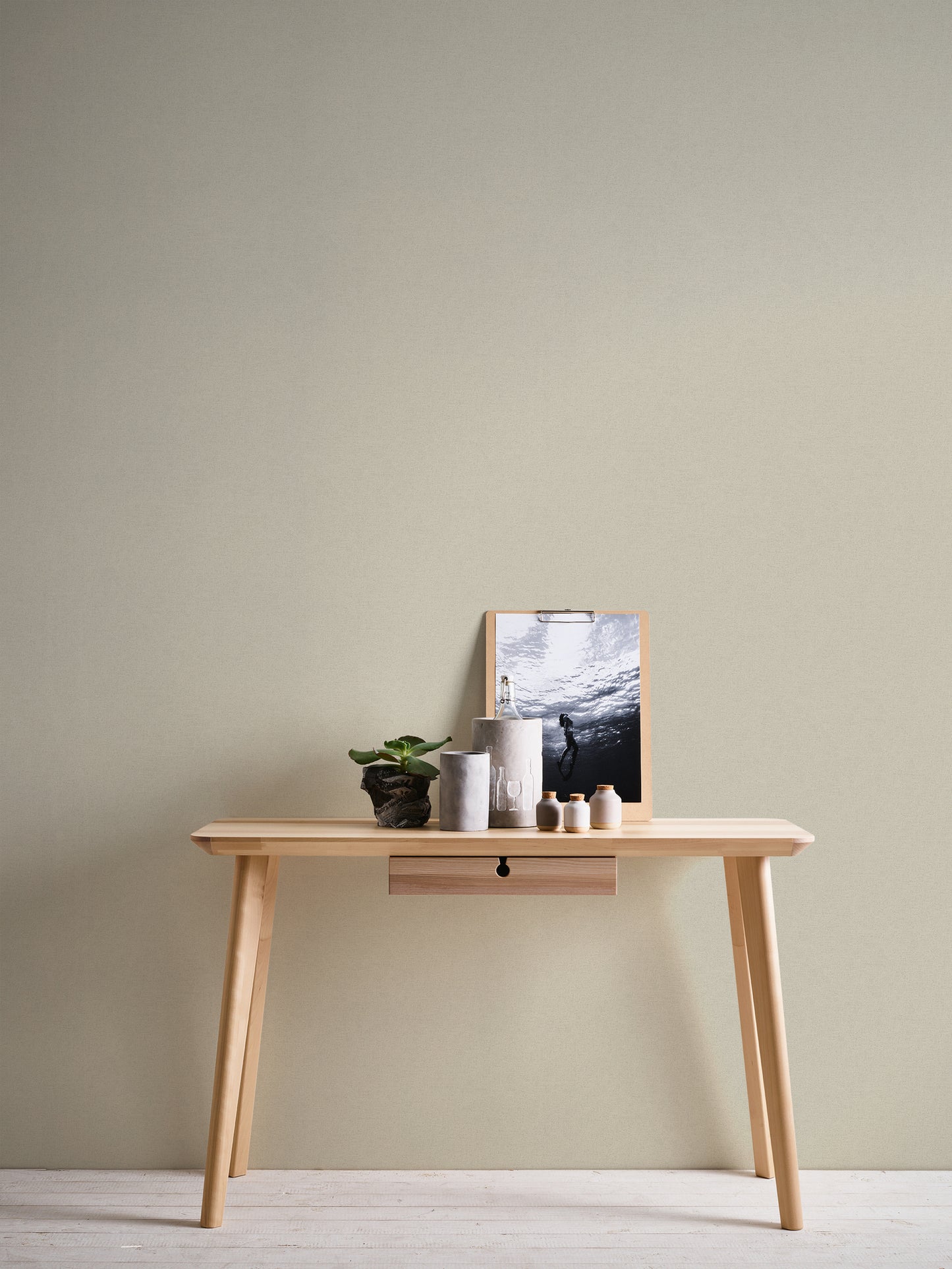 A.S. Création Tapete Antigua 371782 Greige Vlies Wandtapete Unitapete matt