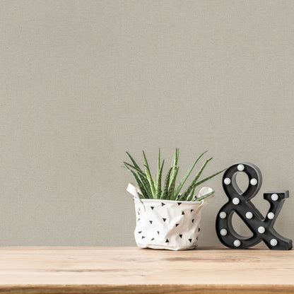 A.S. Création Tapete Antigua 371782 Greige Vlies Wandtapete Unitapete matt