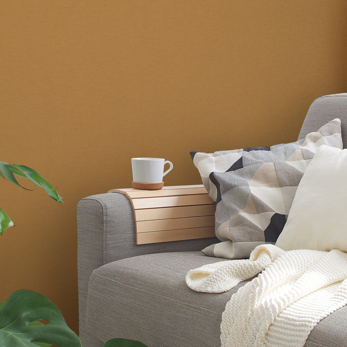 A.S. Création Tapete Antigua 371784 orange Vlies Wandtapete Unitapete matt