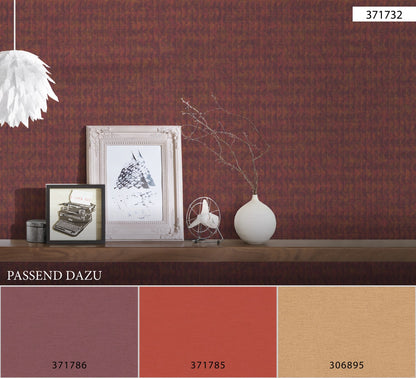 A.S. Création Tapete Antigua 371785 Rot Vlies Wandtapete Unitapete matt Tapeten