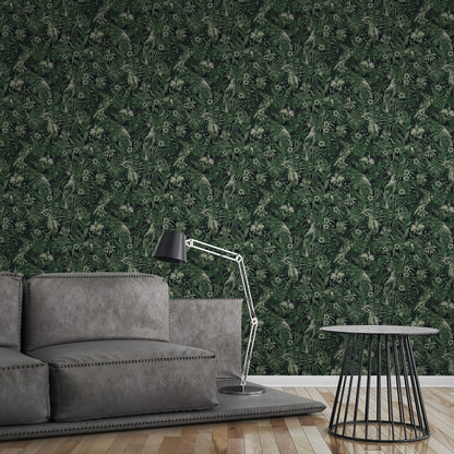 Dschungeltapete Grün Vliestapete 372101 Wandtapete A.S. Création Tapete