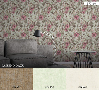 Blumentapete Rosa Vliestapete 372164 Wandtapete A.S. Création Tapete