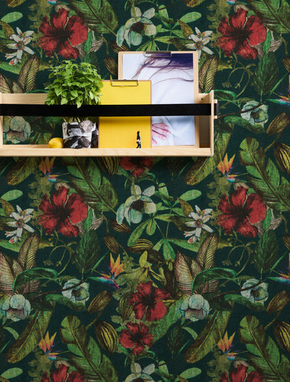 Blumentapete Grün Vliestapete 372165 Wandtapete A.S. Création Tapete