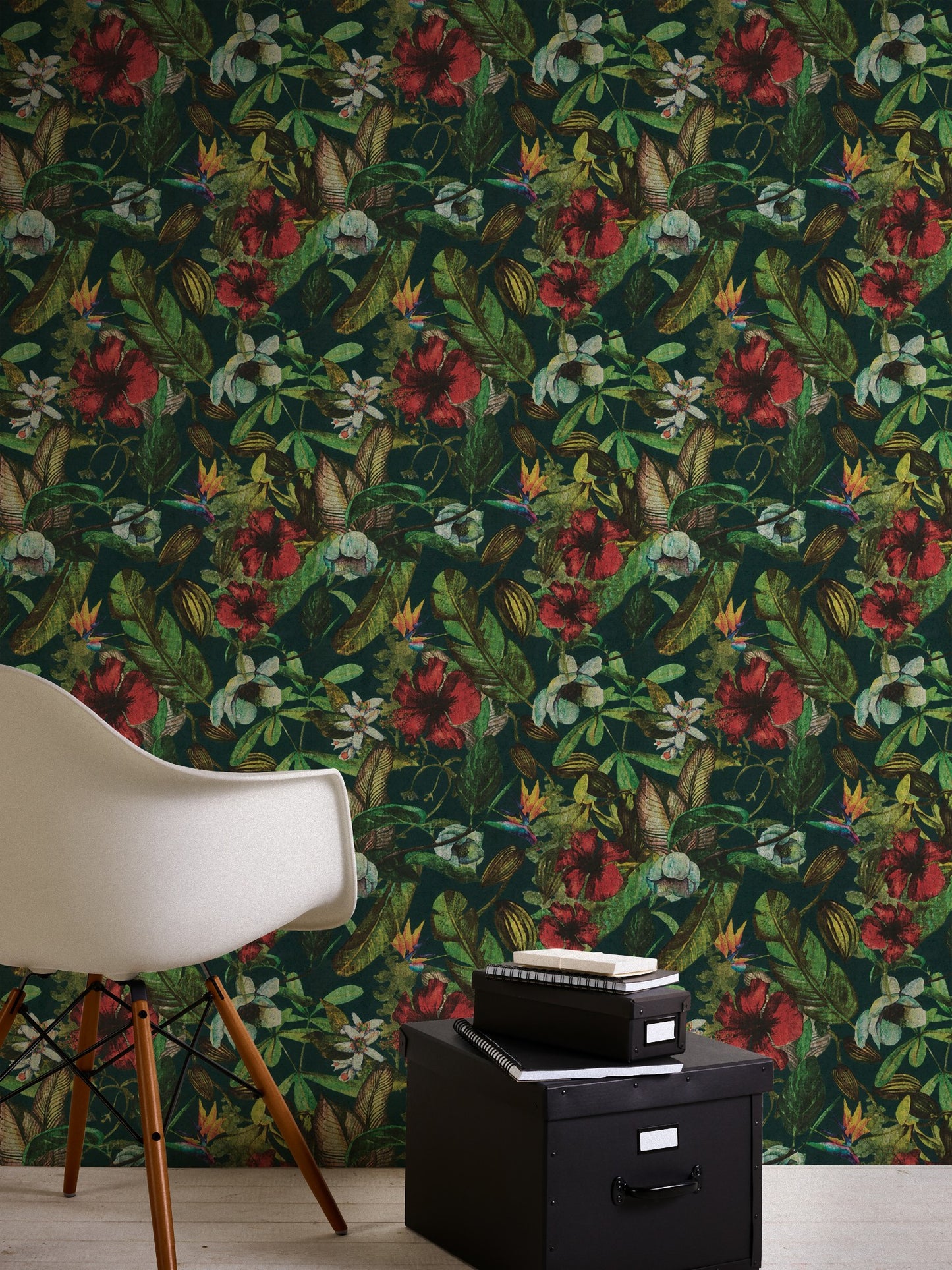 Blumentapete Grün Vliestapete 372165 Wandtapete A.S. Création Tapete