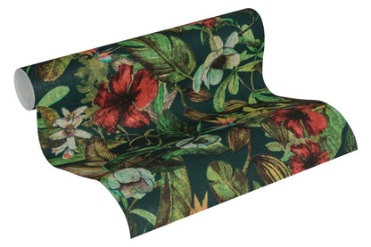Blumentapete Grün Vliestapete 372165 Wandtapete A.S. Création Tapete