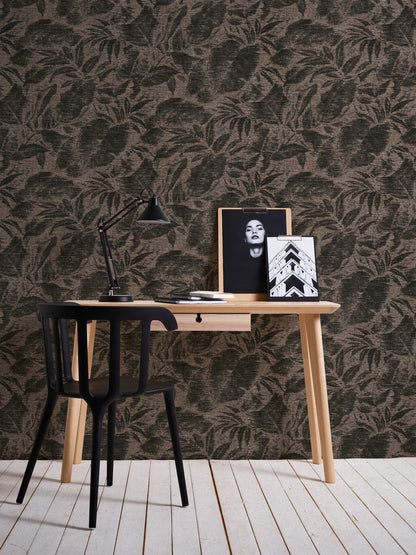 Dschungeltapete Schwarz Vliestapete 372192 Wandtapete A.S. Création Tapete