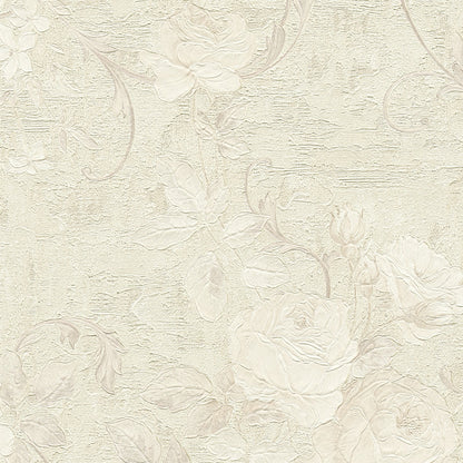 Blumentapete Grau Vliestapete 372244 Wandtapete A.S. Création Tapete