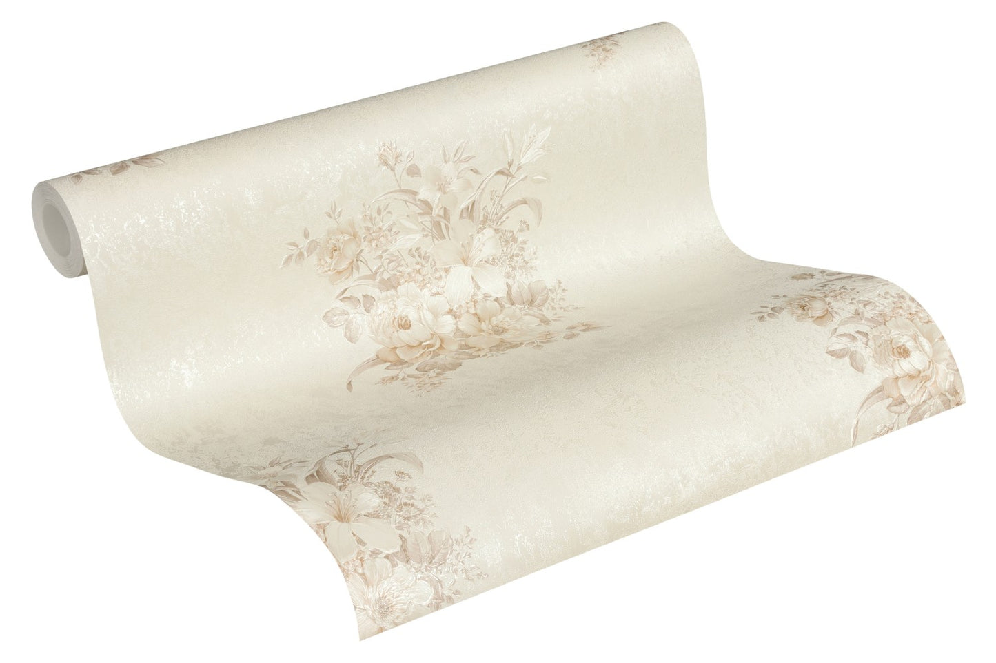 Blumentapete Beige Vliestapete 372254 Wandtapete A.S. Création Tapete