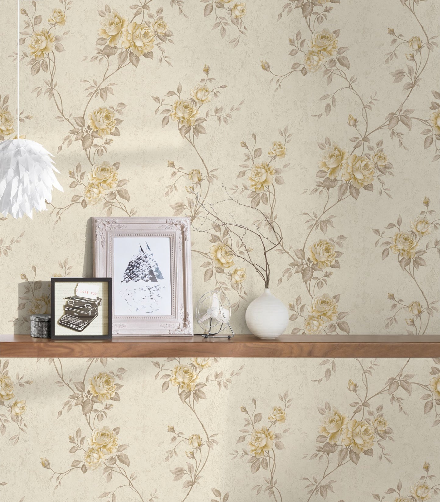 Blumentapete Beige Vliestapete 372262 Wandtapete A.S. Création Tapete