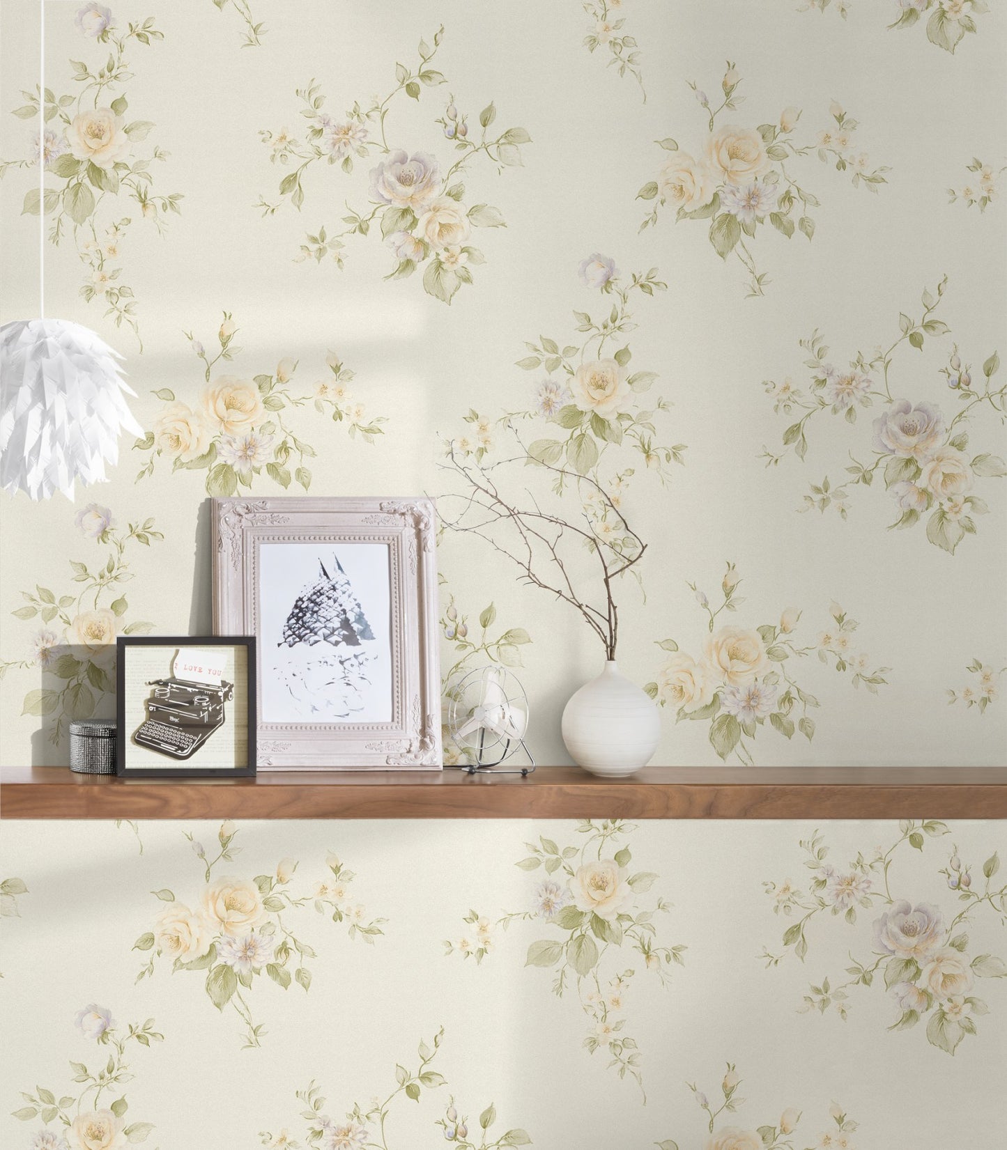 Blumentapete Creme Vliestapete 372345 Wandtapete A.S. Création Tapete