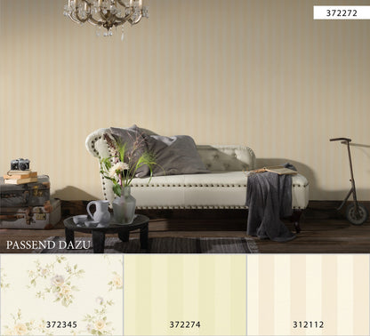 Blumentapete Creme Vliestapete 372345 Wandtapete A.S. Création Tapete