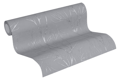 A.S. Création Waldtapete Wald Grau 372601 Tapete Blooming Wandtapete Tapete