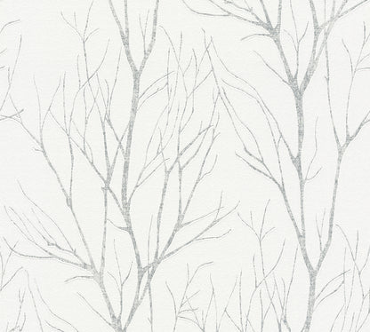 A.S. Création Tapete Attractive 2 372602 Weiß Wald Wandtapete Vlies Vliestapeten