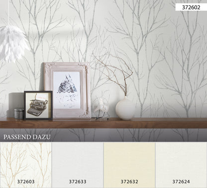 A.S. Création Tapete Attractive 2 372602 Weiß Wald Wandtapete Vlies Vliestapeten