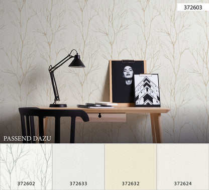 A.S. Création Tapete Attractive 2 372603 Weiß Wald Wandtapete Vlies Vliestapeten