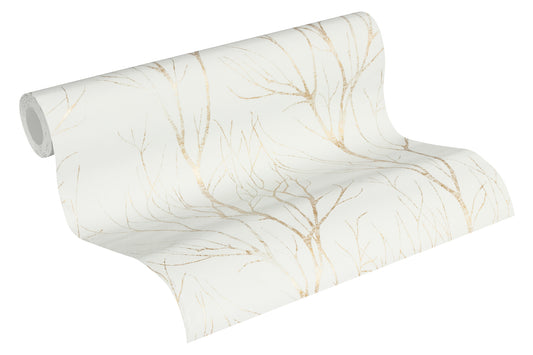 A.S. Création Tapete Attractive 2 372603 Weiß Wald Wandtapete Vlies Vliestapeten