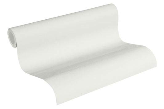 A.S. Création Unitapete Uni einfarbig Weiß 372623 Tapete Blooming Wandtapete