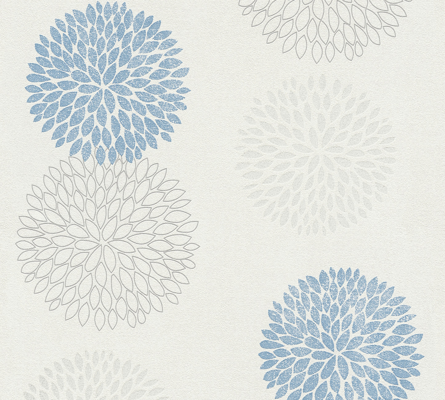 A.S. Création Blumentapete Blumen floral Blau 372642 Tapete Blooming Wandtapete