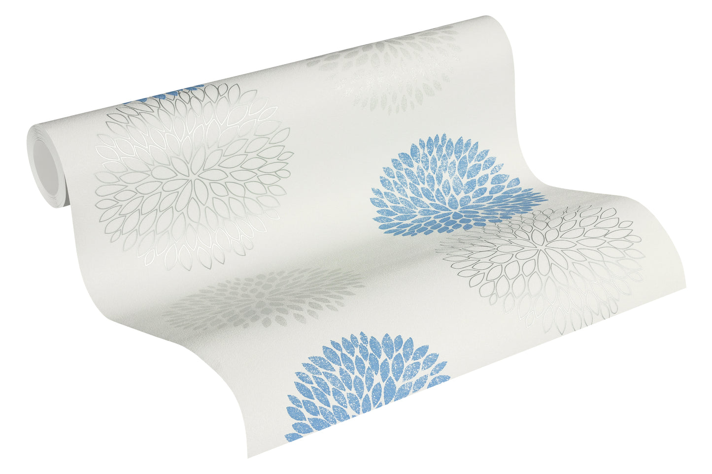 A.S. Création Blumentapete Blumen floral Blau 372642 Tapete Blooming Wandtapete