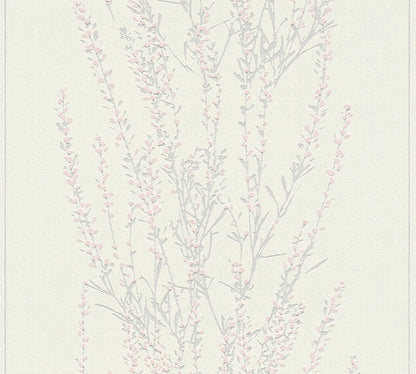 A.S. Création Blumentapete Blumen floral Grau 372671 Tapete Blooming Wandtapete
