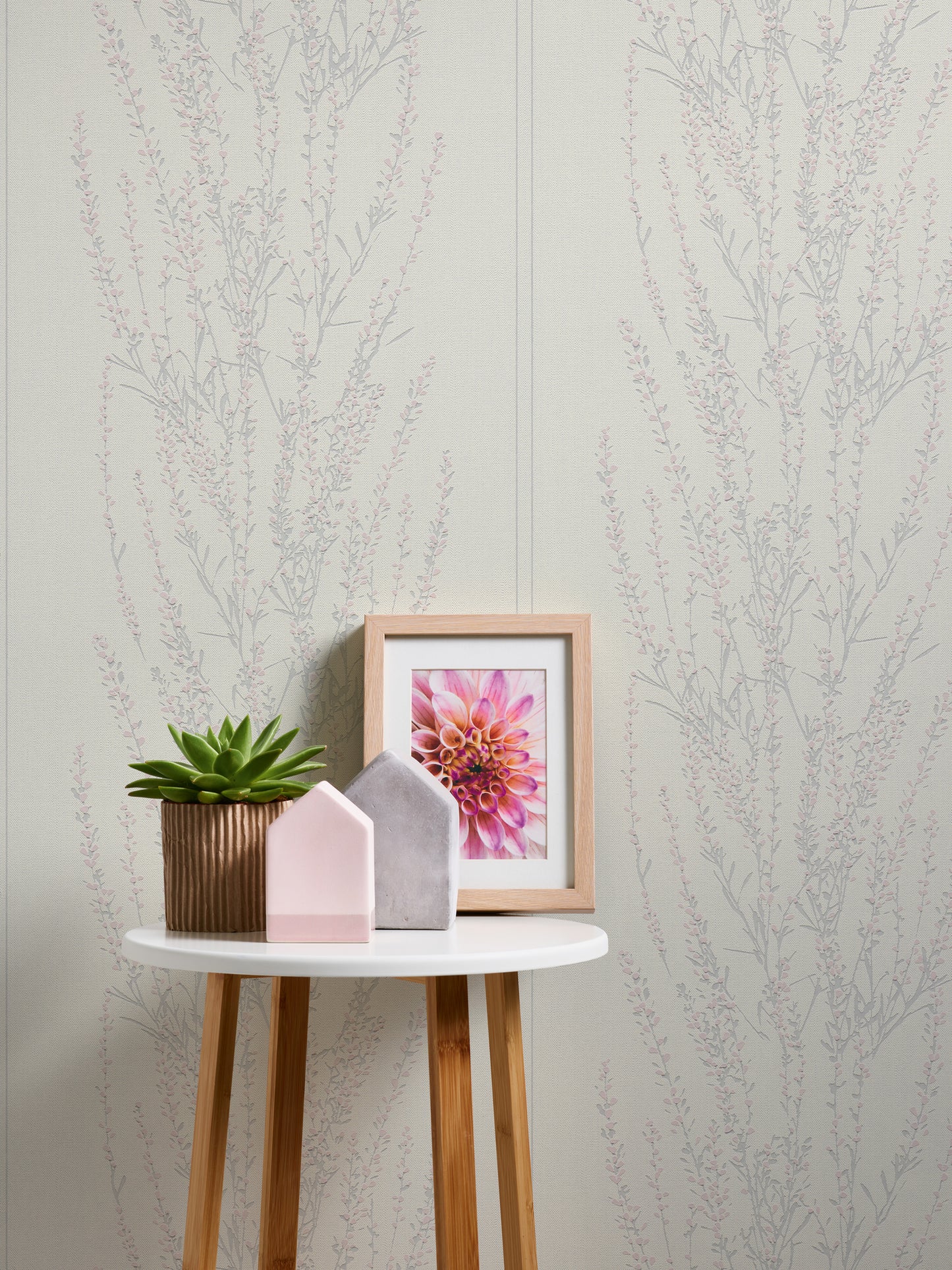 A.S. Création Blumentapete Blumen floral Grau 372671 Tapete Blooming Wandtapete