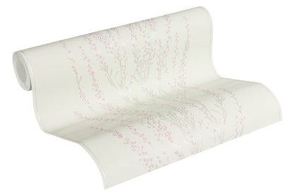 A.S. Création Blumentapete Blumen floral Grau 372671 Tapete Blooming Wandtapete