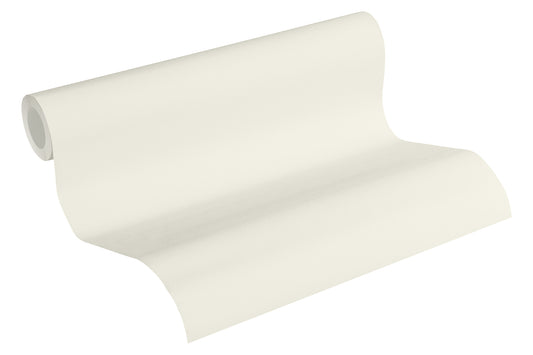 A.S. Création Unitapete Uni einfarbig Weiß 372681 Tapete Blooming Wandtapete