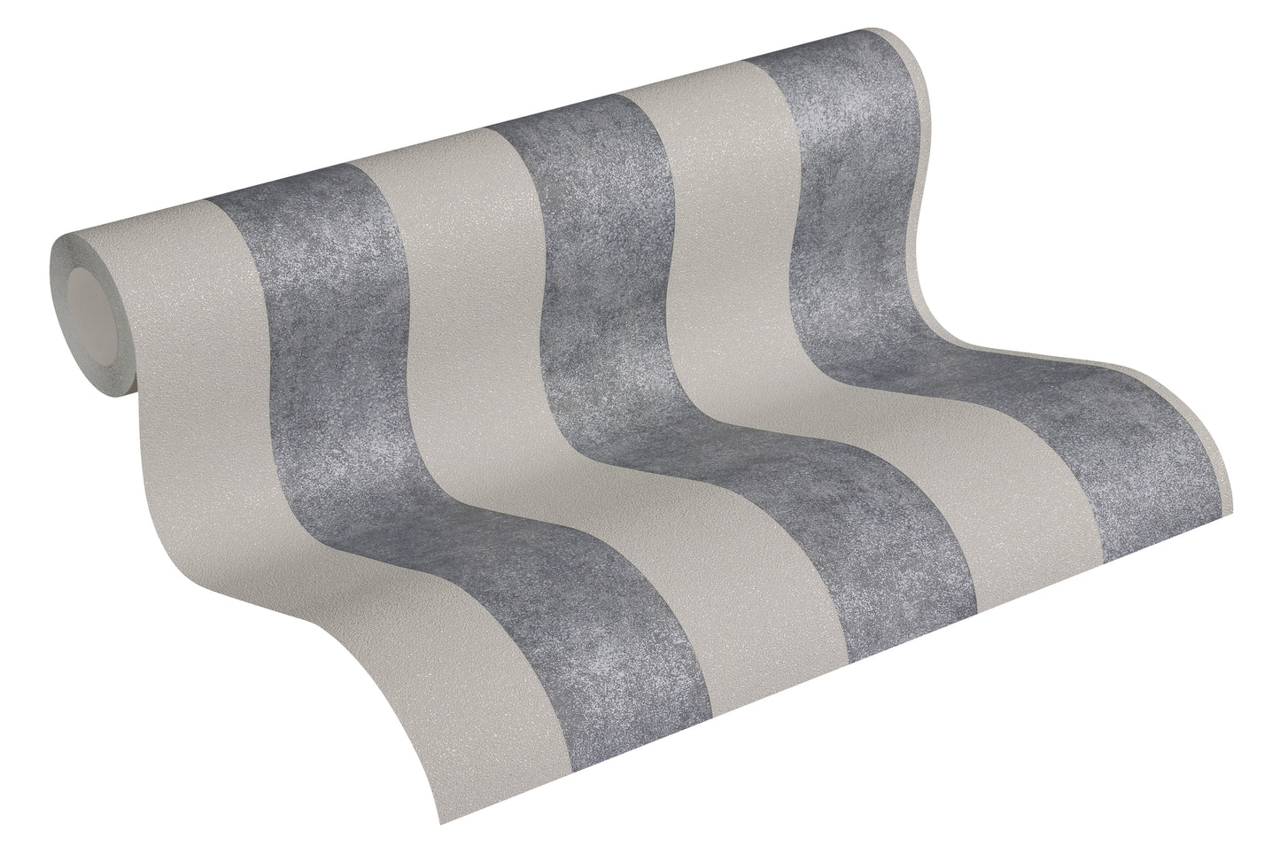 Livingwalls Streifen Vinyl Tapete Trendwall Schwarz Glitzer Wandtapete