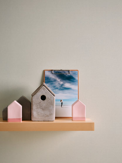 Livingwalls Uni Vinyl Tapete Trendwall Weiß Glitzer Wandtapete Unitapete