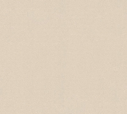 Livingwalls Uni Vinyl Tapete Trendwall Beige Glitzer Wandtapete Unitapete