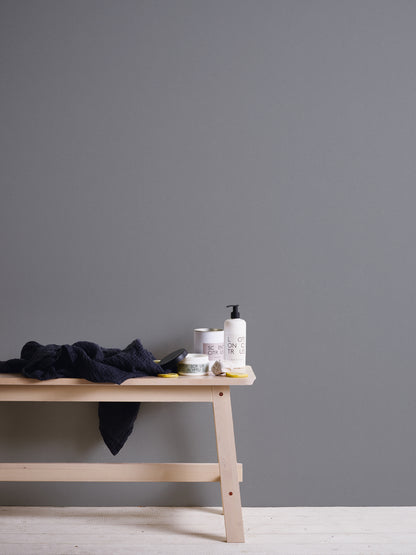 Livingwalls Uni Vinyl Tapete Trendwall Grau Glitzer Wandtapete Unitapete