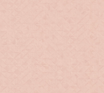 A.S. Création Uni Vinyl Tapete Exotic Life Rosa geometrische Wandtapete